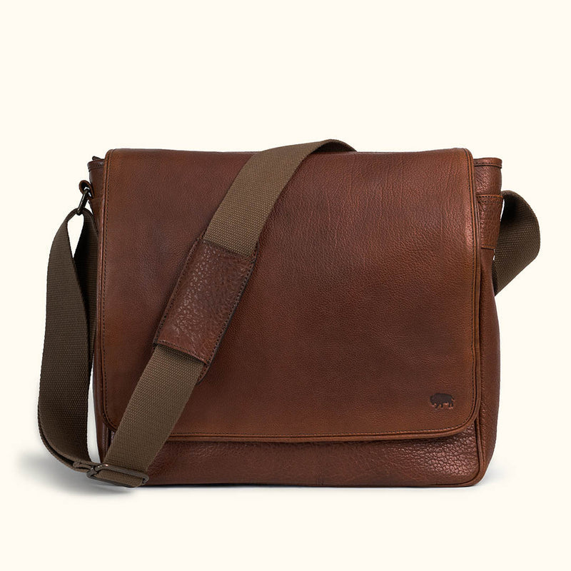 Limited Edition Roosevelt Buffalo Leather Messenger Bag